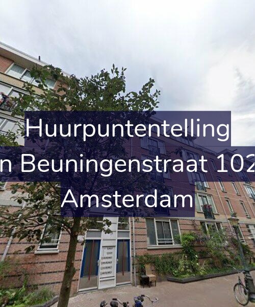 Foto gevel Huurpuntentelling voor Van Beuningenstraat 102-B, Amsterdam