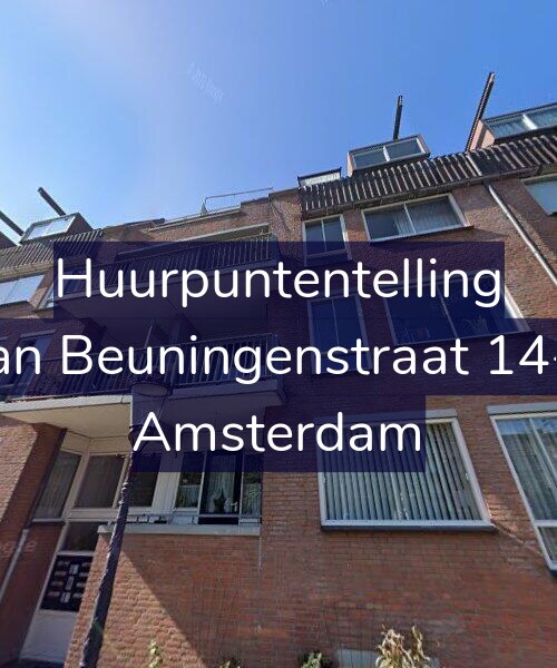 Foto gevel Huurpuntentelling voor Van Beuningenstraat 14-A, Amsterdam