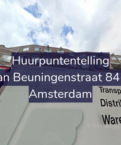 Foto gevel Huurpuntentelling voor Van Beuningenstraat 84-B, Amsterdam