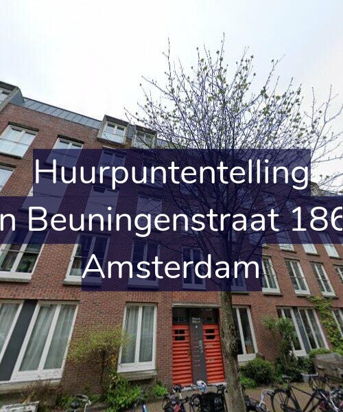 Foto gevel Huurpuntentelling voor Van Beuningenstraat 186-C, Amsterdam
