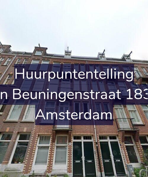 Foto gevel Huurpuntentelling voor Van Beuningenstraat 183-1, Amsterdam