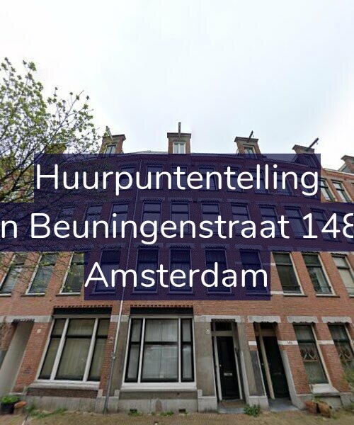Foto gevel Huurpuntentelling voor Van Beuningenstraat 148-1, Amsterdam