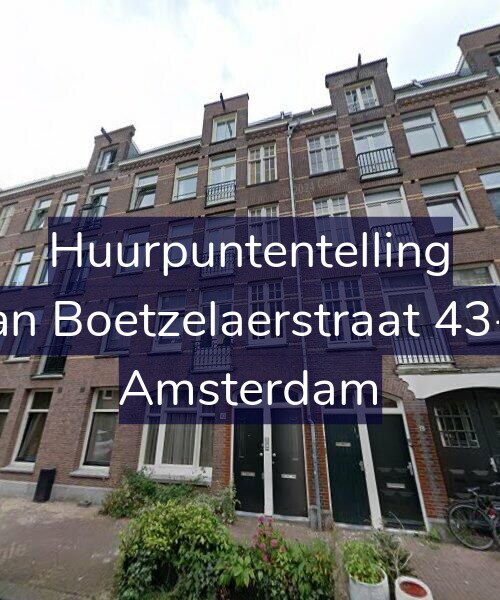 Foto gevel Huurpuntentelling voor Van Boetzelaerstraat 43-H, Amsterdam