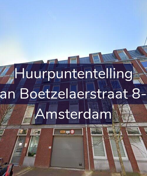 Foto gevel Huurpuntentelling voor Van Boetzelaerstraat 8-D, Amsterdam