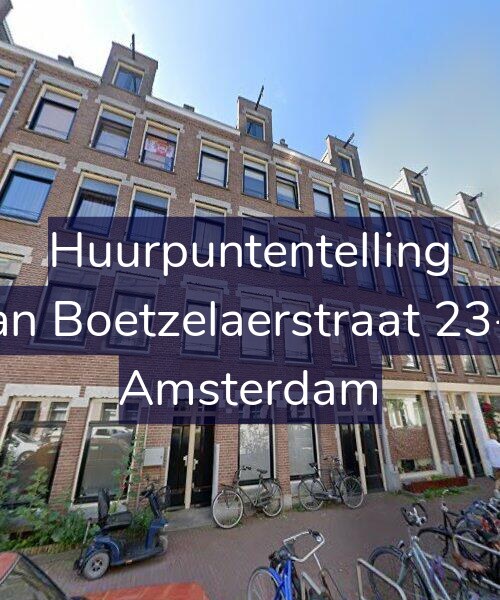 Foto gevel Huurpuntentelling voor Van Boetzelaerstraat 23-H, Amsterdam