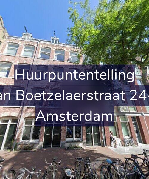 Foto gevel Huurpuntentelling voor Van Boetzelaerstraat 24-H, Amsterdam