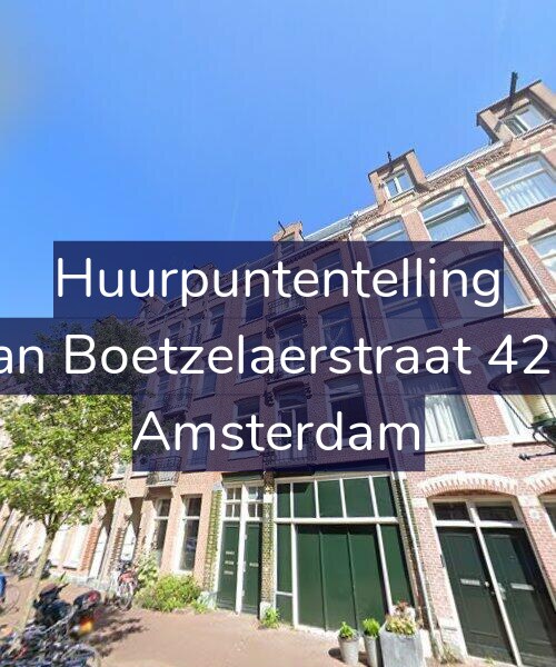 Foto gevel Huurpuntentelling voor Van Boetzelaerstraat 42-1, Amsterdam