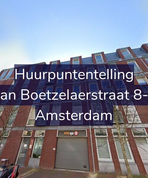 Foto gevel Huurpuntentelling voor Van Boetzelaerstraat 8-C, Amsterdam