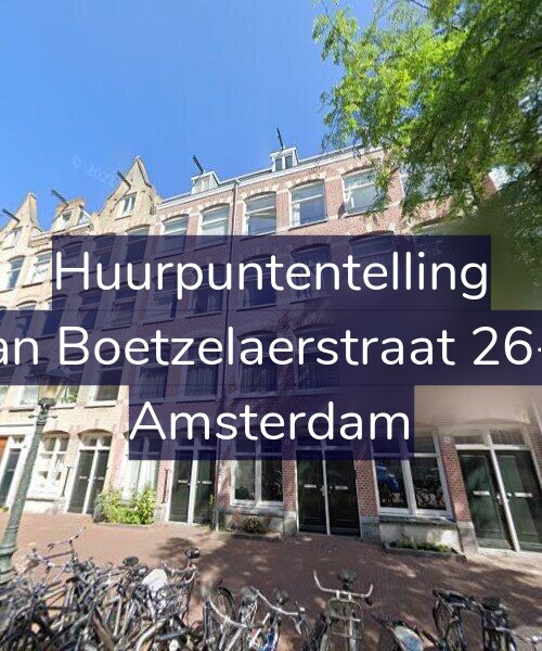 Foto gevel Huurpuntentelling voor Van Boetzelaerstraat 26-H, Amsterdam