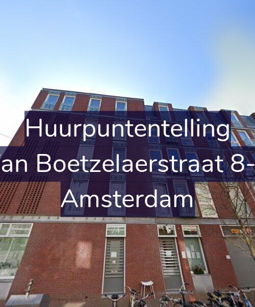Foto gevel Huurpuntentelling voor Van Boetzelaerstraat 8-K, Amsterdam