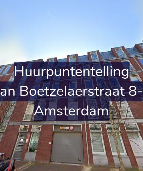 Foto gevel Huurpuntentelling voor Van Boetzelaerstraat 8-A, Amsterdam