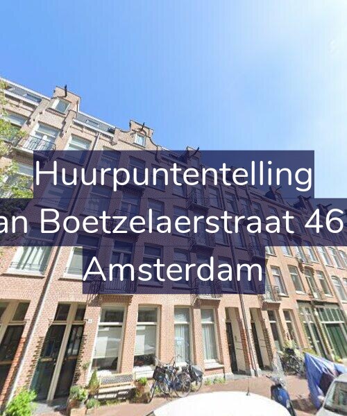 Foto gevel Huurpuntentelling voor Van Boetzelaerstraat 46-4, Amsterdam