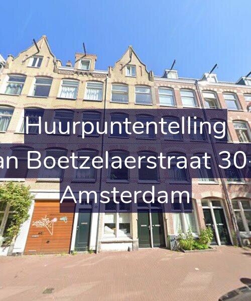 Foto gevel Huurpuntentelling voor Van Boetzelaerstraat 30-H, Amsterdam