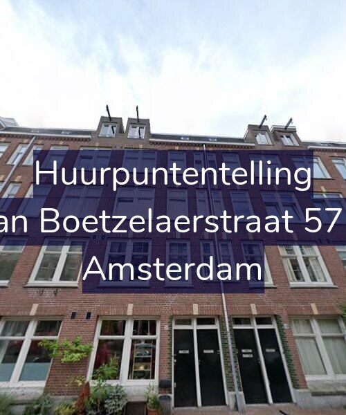 Foto gevel Huurpuntentelling voor Van Boetzelaerstraat 57-1, Amsterdam