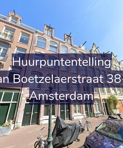 Foto gevel Huurpuntentelling voor Van Boetzelaerstraat 38-H, Amsterdam