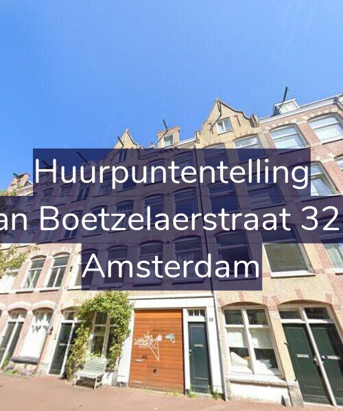 Foto gevel Huurpuntentelling voor Van Boetzelaerstraat 32-4, Amsterdam