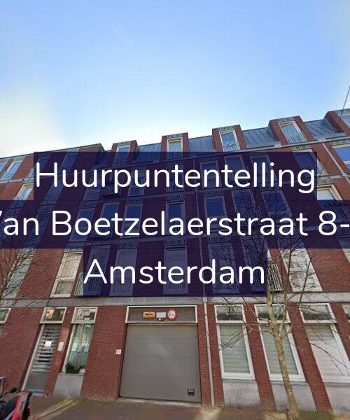 Foto gevel Huurpuntentelling voor Van Boetzelaerstraat 8-L, Amsterdam