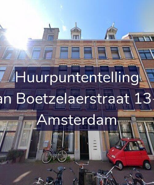 Foto gevel Huurpuntentelling voor Van Boetzelaerstraat 13-H, Amsterdam