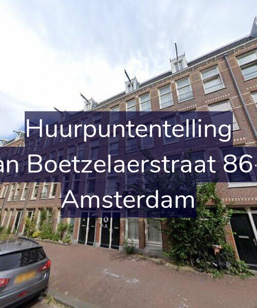 Foto gevel Huurpuntentelling voor Van Boetzelaerstraat 86-H, Amsterdam