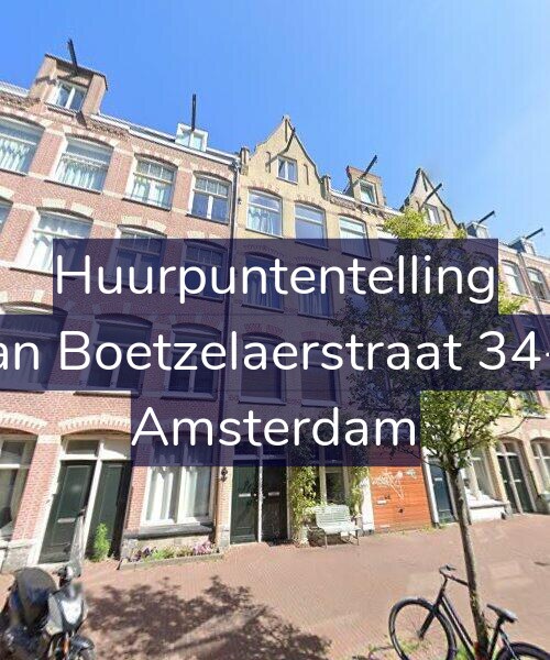 Foto gevel Huurpuntentelling voor Van Boetzelaerstraat 34-H, Amsterdam