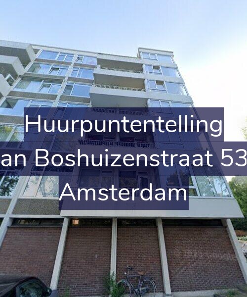 Foto gevel Huurpuntentelling voor Van Boshuizenstraat 531, Amsterdam