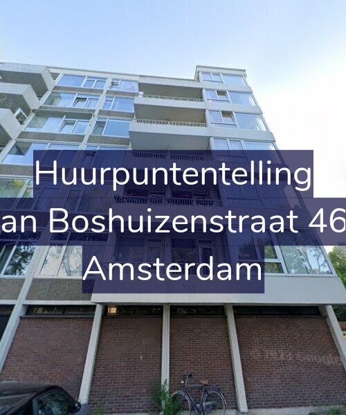 Foto gevel Huurpuntentelling voor Van Boshuizenstraat 465, Amsterdam