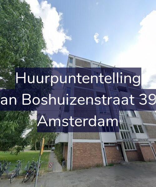 Foto gevel Huurpuntentelling voor Van Boshuizenstraat 391, Amsterdam