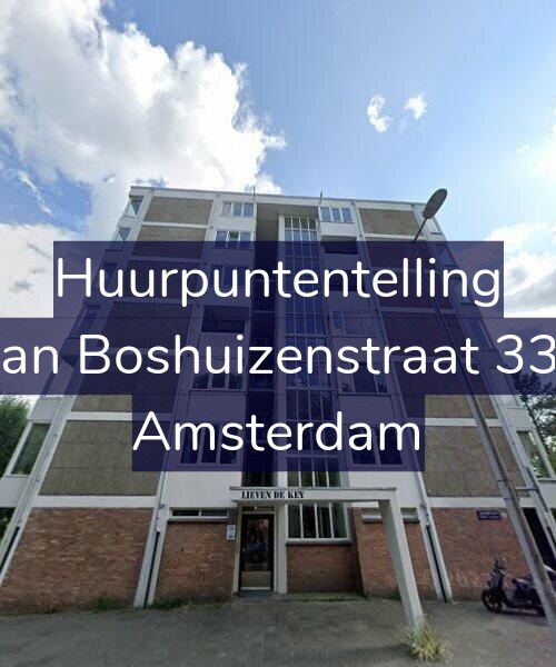 Foto gevel Huurpuntentelling voor Van Boshuizenstraat 335, Amsterdam