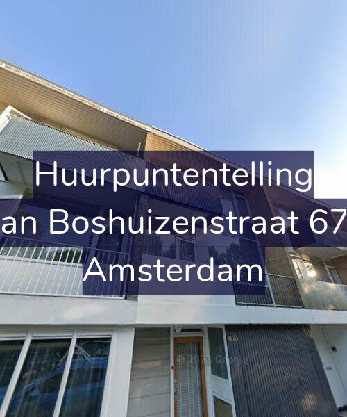 Foto gevel Huurpuntentelling voor Van Boshuizenstraat 673, Amsterdam
