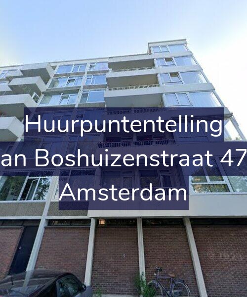 Foto gevel Huurpuntentelling voor Van Boshuizenstraat 471, Amsterdam