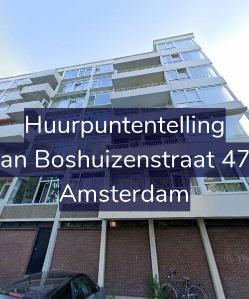 Foto gevel Huurpuntentelling voor Van Boshuizenstraat 479, Amsterdam