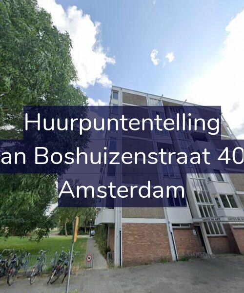 Foto gevel Huurpuntentelling voor Van Boshuizenstraat 401, Amsterdam