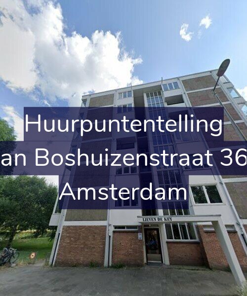Foto gevel Huurpuntentelling voor Van Boshuizenstraat 367, Amsterdam
