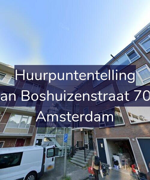 Foto gevel Huurpuntentelling voor Van Boshuizenstraat 700, Amsterdam