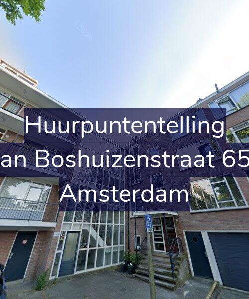 Foto gevel Huurpuntentelling voor Van Boshuizenstraat 650, Amsterdam