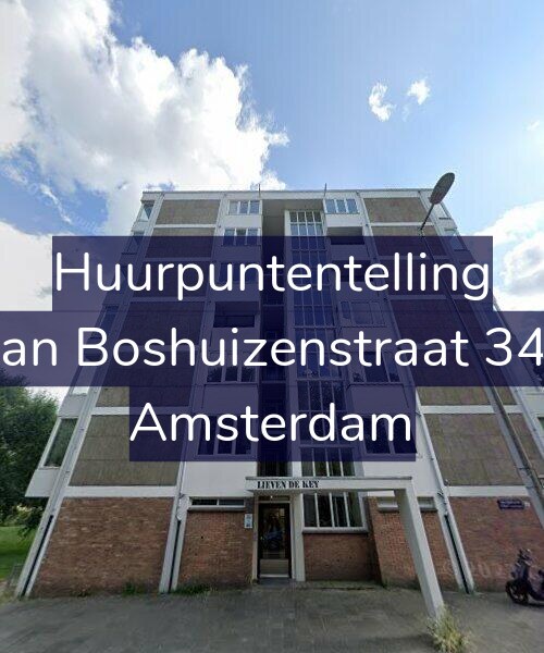 Foto gevel Huurpuntentelling voor Van Boshuizenstraat 345, Amsterdam