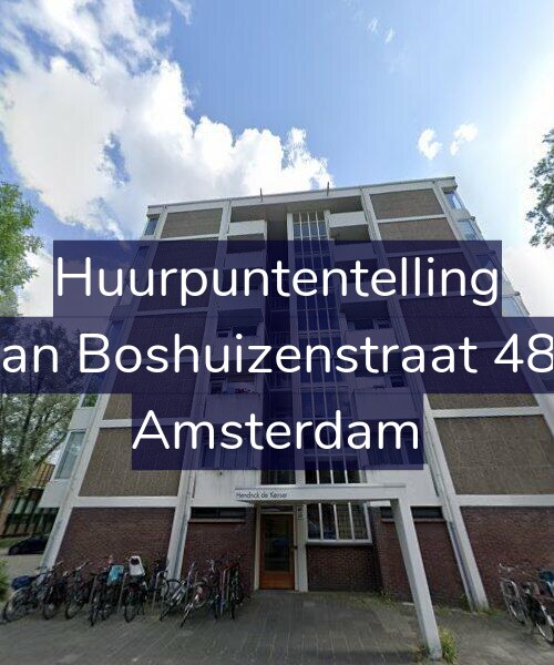 Foto gevel Huurpuntentelling voor Van Boshuizenstraat 485, Amsterdam