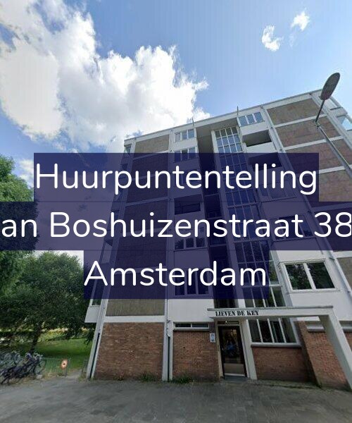Foto gevel Huurpuntentelling voor Van Boshuizenstraat 381, Amsterdam