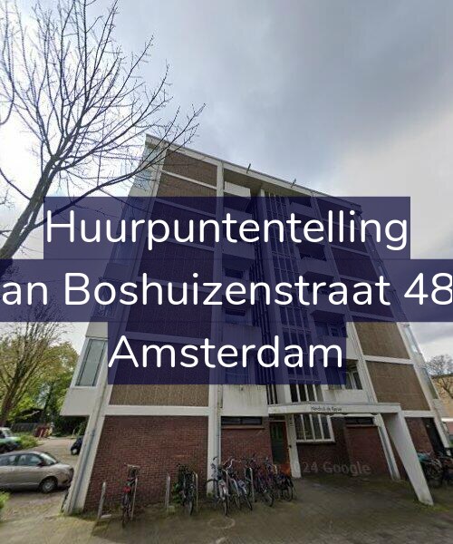 Foto gevel Huurpuntentelling voor Van Boshuizenstraat 481, Amsterdam