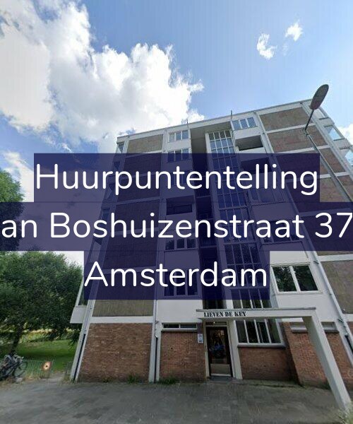 Foto gevel Huurpuntentelling voor Van Boshuizenstraat 377, Amsterdam