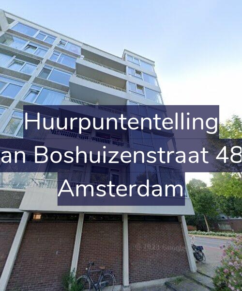 Foto gevel Huurpuntentelling voor Van Boshuizenstraat 489, Amsterdam