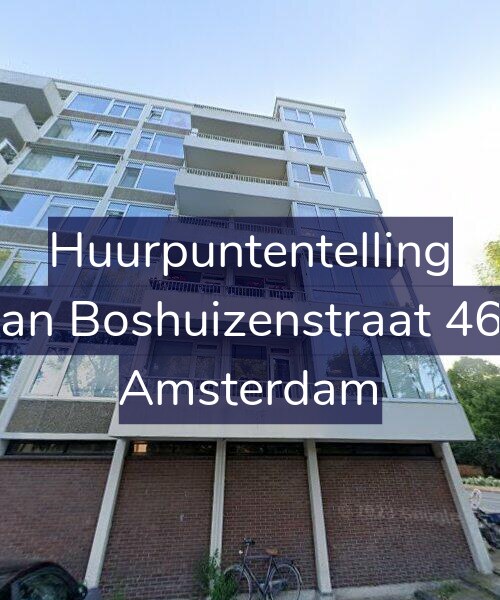 Foto gevel Huurpuntentelling voor Van Boshuizenstraat 461, Amsterdam