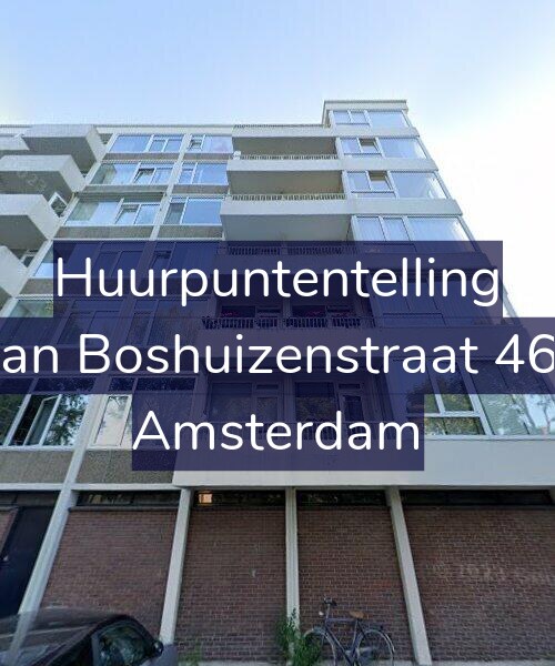 Foto gevel Huurpuntentelling voor Van Boshuizenstraat 467, Amsterdam