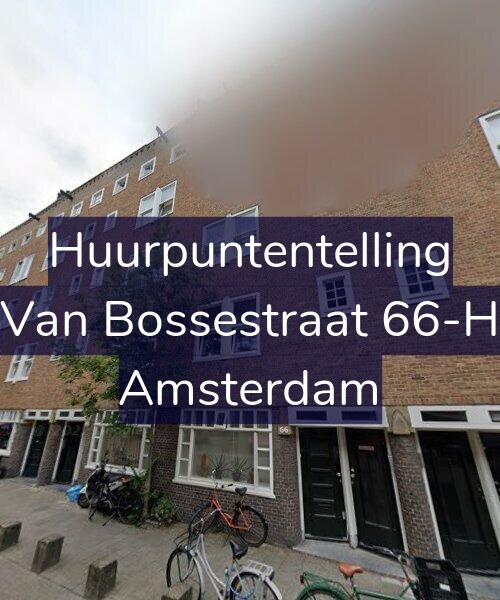 Foto gevel Huurpuntentelling voor Van Bossestraat 66-H, Amsterdam