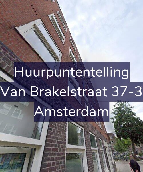 Foto gevel Huurpuntentelling voor Van Brakelstraat 37-3, Amsterdam