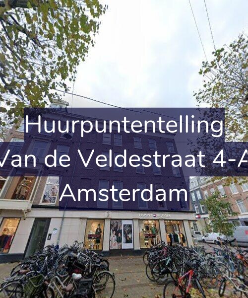 Foto gevel Huurpuntentelling voor Van de Veldestraat 4-A, Amsterdam