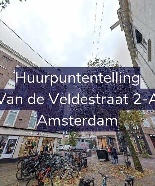 Foto gevel Huurpuntentelling voor Van de Veldestraat 2-A, Amsterdam