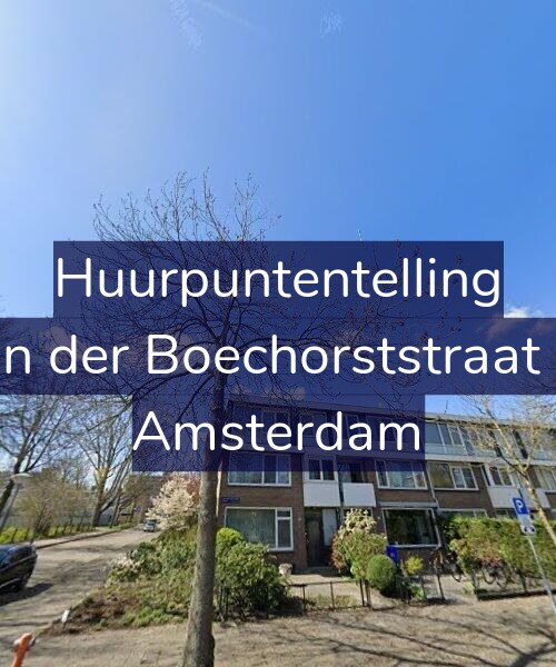 Foto gevel Huurpuntentelling voor Van der Boechorststraat 80, Amsterdam