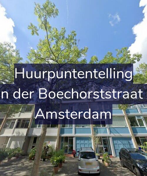 Foto gevel Huurpuntentelling voor Van der Boechorststraat 50, Amsterdam