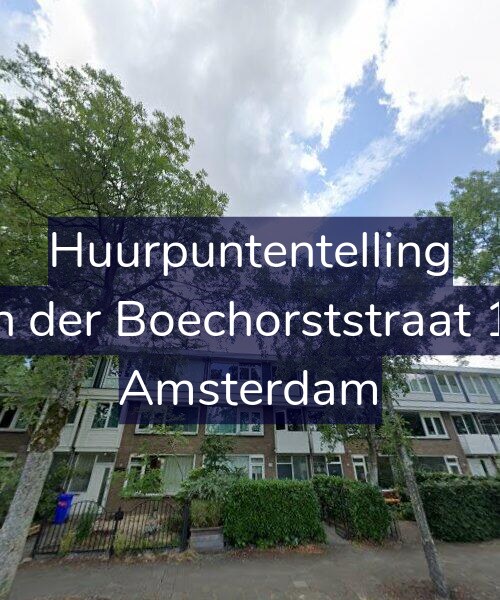 Foto gevel Huurpuntentelling voor Van der Boechorststraat 114, Amsterdam
